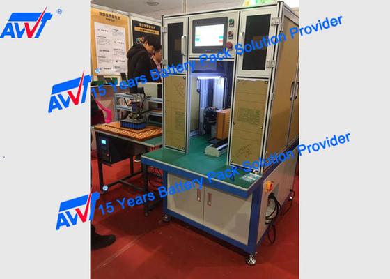 Διπλή πλευρά 18650 32650 HDL6030 πνευματικό 2800-3500pcs/Hours 380V 5000A οξυγονοκολλητών σημείων μπαταριών λίθιου AWT αυτόματη